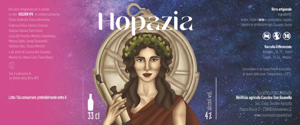 Birra Hopazia etichetta